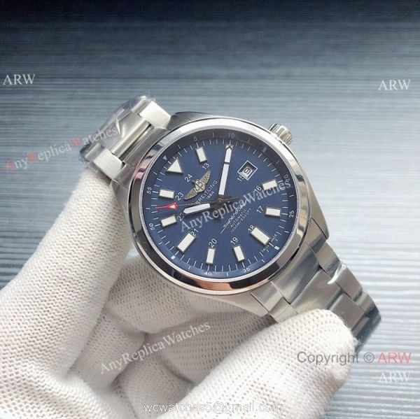 Breitling Superocean Steel Automatic Replica Watch Blue Dial 3