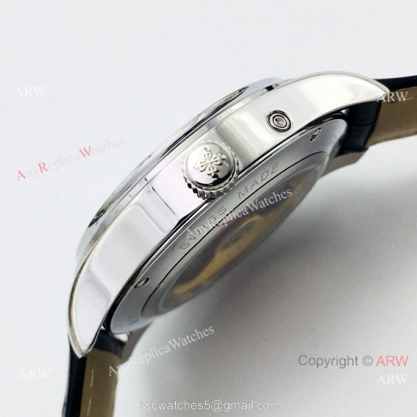 Patek Philippe Replica Annual Calendar White Dial Watch Swiss Cal324 3