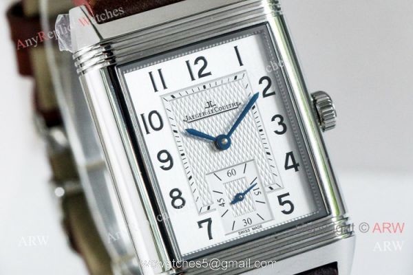 AN Factory Swiss Replica Jaeger-LeCoultre Reverso Duoface White Face Watches 3