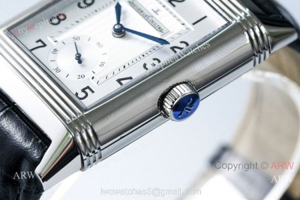 AN Factory Swiss Grade Copy Jaeger-LeCoultre Q2788520 Reverso Duoface Watch SS White Face 3