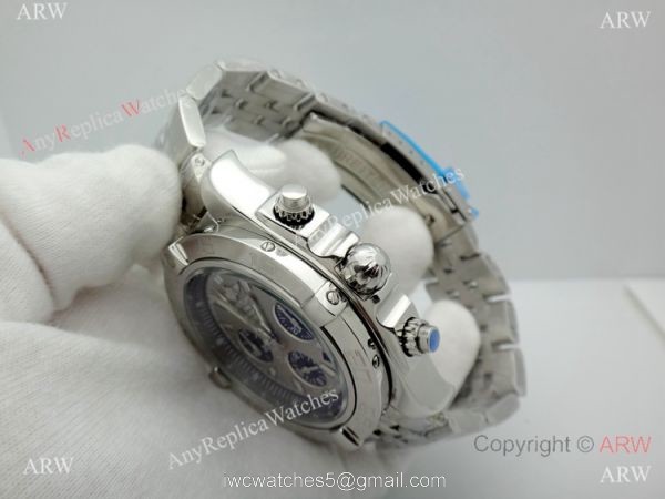 Breitling Chronomat B01 Stainless Steel Replica Watch Gray Dial 3