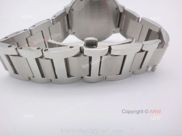 42mm Cartier Ballon Bleu Copy Watch Silver Steel QUARTZ Movement 3