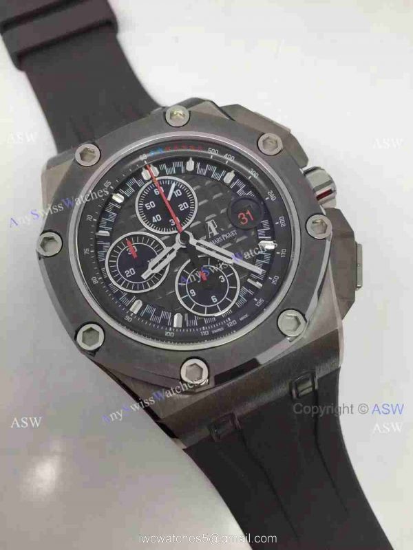 Swiss 3126 Audemars Piguet Michael Schumacher Black Dial Watch 3