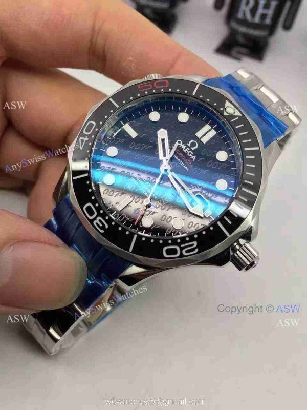 Replica Swiss 2836 Omega 007 Watch Replica for 50th Anniversary 3