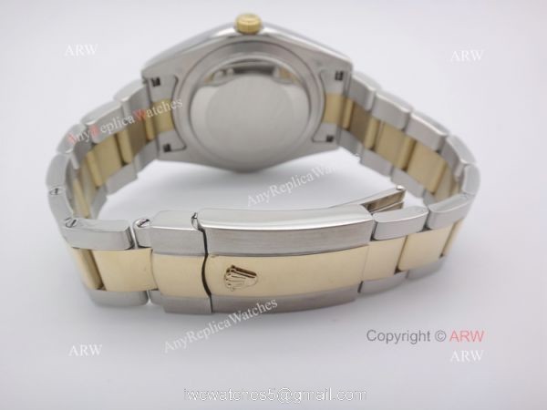 Rolex Oyster Perpetual Sky Dweller Replica Watch 2-Tone White 42mm 3