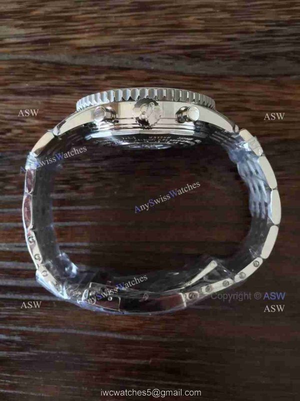 Swiss Copy Breitling Navitimer World Watch Stainless Steel White Chronograph 3