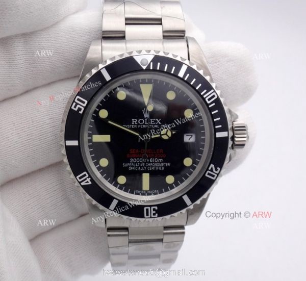 Vintage Rolex SEA-DWELLER Black Dial Automatic Movement 40mm Watch 3