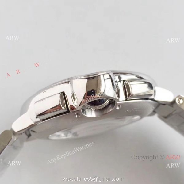 Copy Ballon Bleu Cartier Chronograph Watch Stainless Steel 3