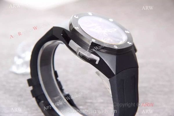 Audemars Piguet Royal Oak Concept Quartz Chronograph Replica Watch Black Case 3