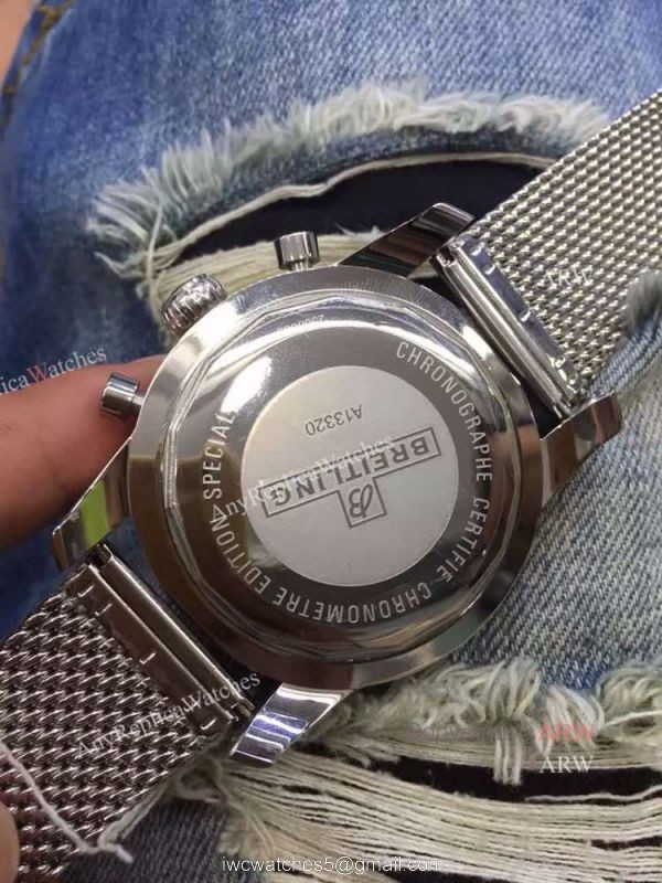Copy Breitling Aeromarine Superocean Heritage Chronograph Watch SS Red Bezel 3