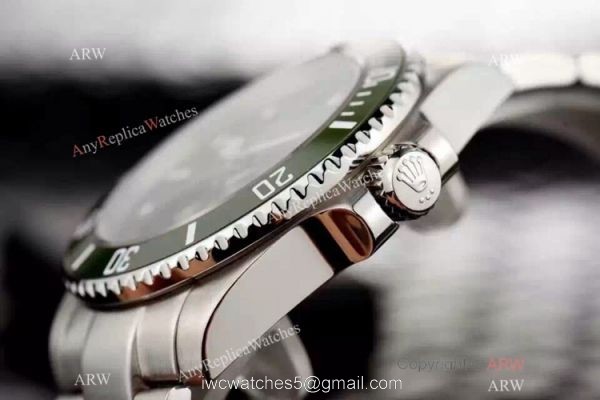 Rolex Submariner Green Replica Watch Tourbillon Face 3