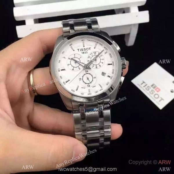 Tissot Stainless Steel Black Dial Replica Watch T035 3