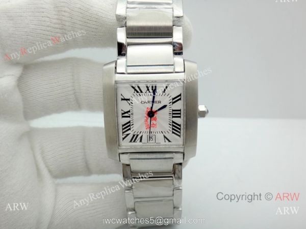 AAA Grade Cartier Tank Francaise Cartier 2301 cc708177 Replica Watch For Sale 3