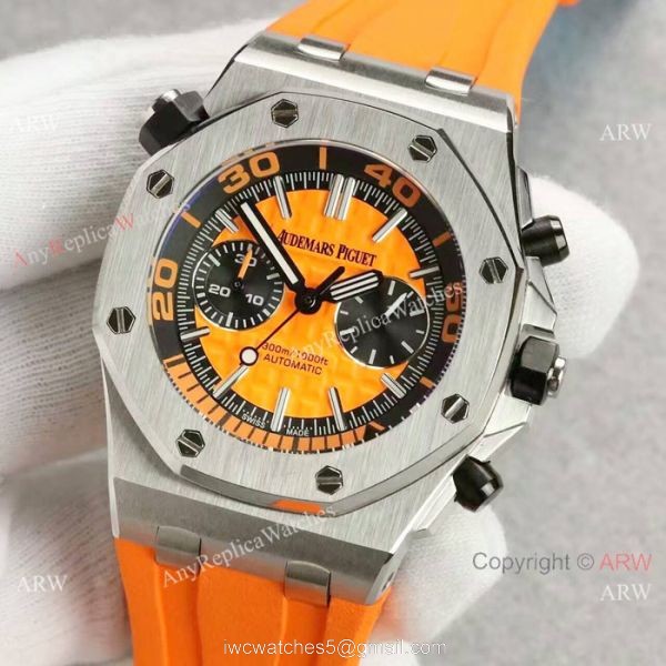 Audemars Piguet Royal Oak Offshore 42mm Watches SS Blue Dial 3
