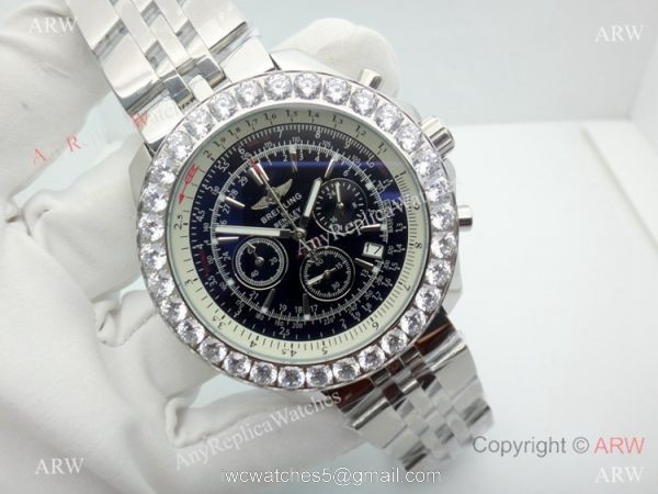 Replica Breitling For Bentley Motors Diamond Bezel Watch For Sale 3