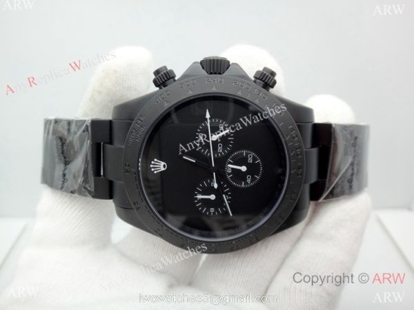 Newest Replica Rolex Daytona Automatic Watch w/ All Black Case 3
