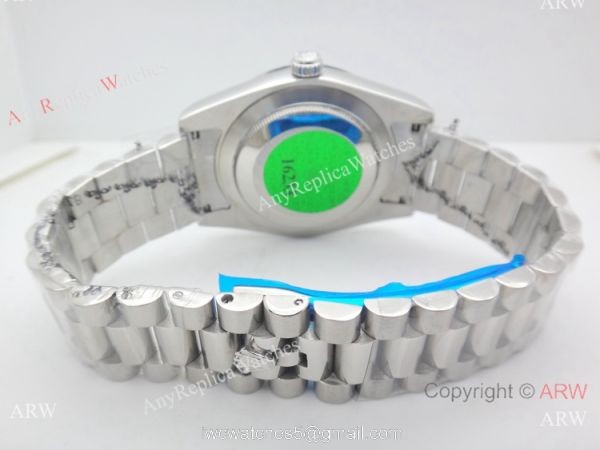 High Quality Copy Rolex Day-Date Stainless Steel Arabic Dial 40mm 3