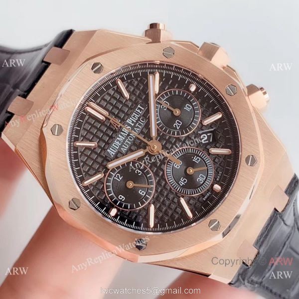 BF Swiss Audemars Piguet Royal Oak 26331OR Rose Gold Black Watch Super Clone 3