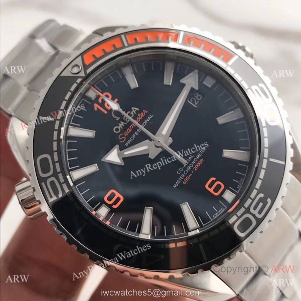 Swiss 8900 Omega Seamaster 600M SS Black Dial Watch New 1:1 Best Edition 3