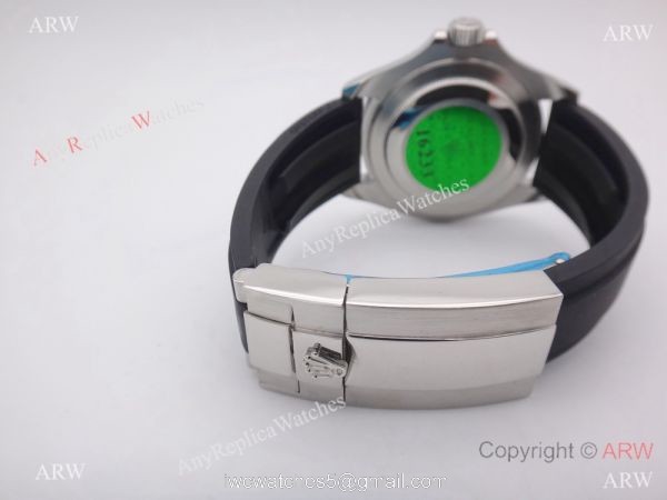 Copy Rolex Yachtmaster Watch SS Case Rubber Watch 3