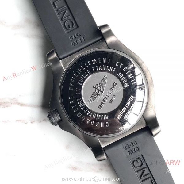 Swiss Fake Breitling Avenger II Seawolf Limited Edition 45mm Watch Rubber Strap 3