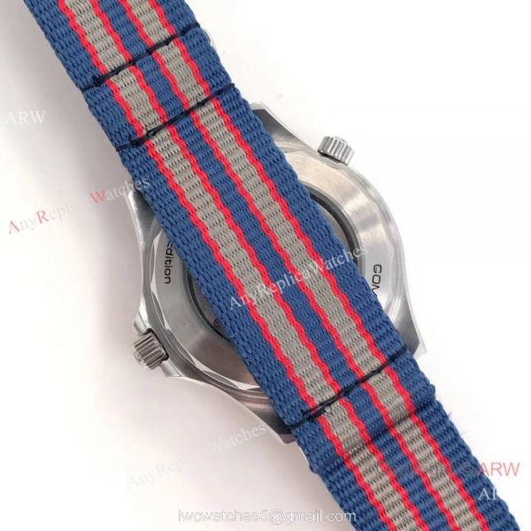 Swiss Grade Omega Commanders 007 James Bond Omega Watch White Face Nato Strap 3
