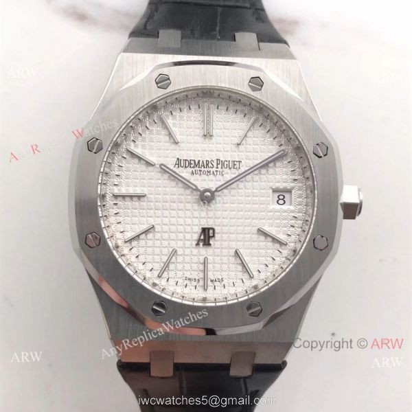Best Replica Audemars Piguet Extra Thin Men Wristwatch SS White Face 3