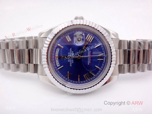 High Quality Replica Rolex Day-Date New Faceted Roman Numerals 3