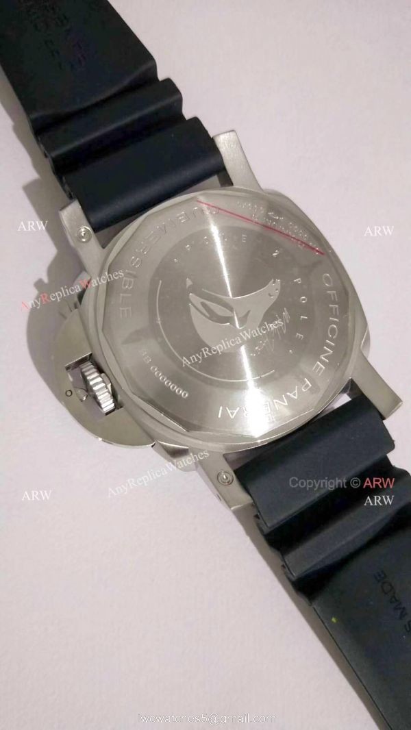 AAA Copy Panerai Luminor Submersible GMT PAM 719 Black Rubber Watch 3