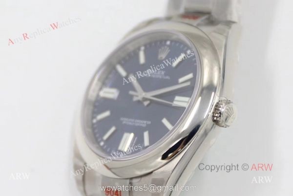 (EW) New Rolex Oyster Perpetual Blue Dial 41mm Swiss Replica Watches 904L 3