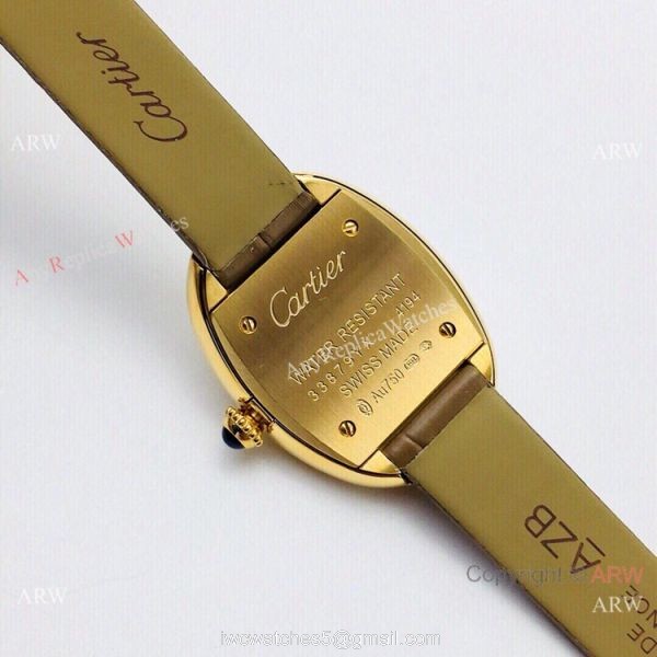 Grade 1A Replica Cartier Baignoire Gold Watch 32mm 3