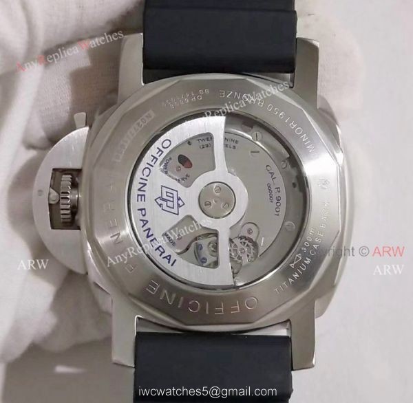 Swiss Replica Panerai Submersible Luminor GMT Pole 2 Pole Watch 47mm 3