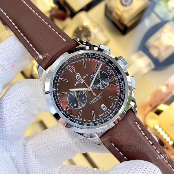 2020 New Copy Breitling Premier Chronograph White Dial Watches 3