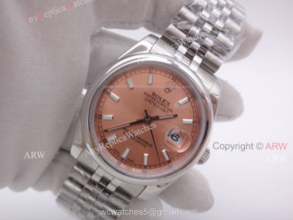 High Quality Replica Rolex Datejust Champagne Dial Jubilee Bracelet Watch 36mm 3