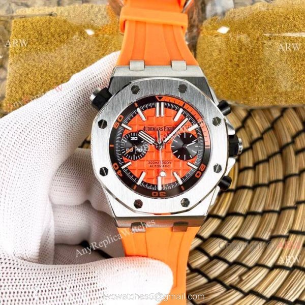 Audemars Piguet Royal Oak Offshore Diver Automatic watch SS Blue Face 3