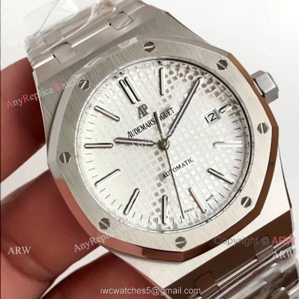 Fake Audemars Piguet Royal Oak Stainless Steel Black Watches 41mm Perfect Gifts 3