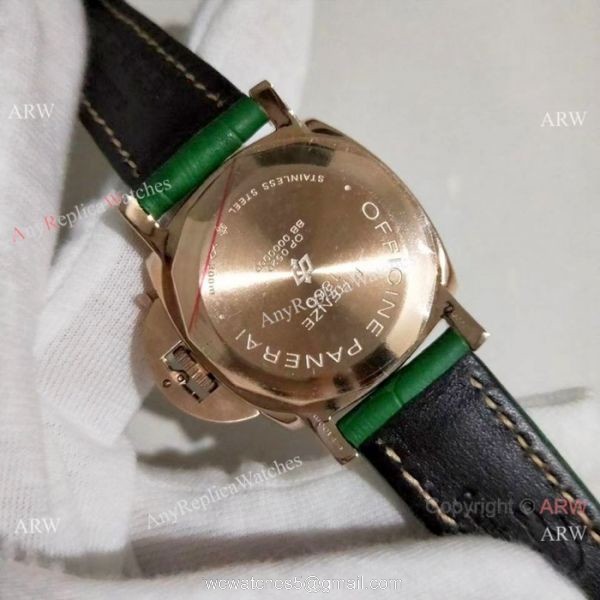 Copy Panerai Radiomir Rose Gold Women Watch Quartz Movement 3