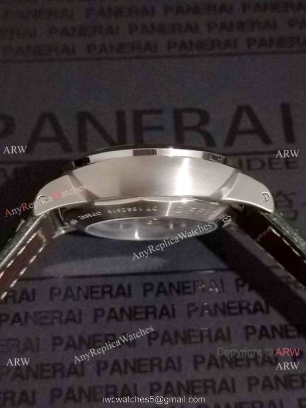 Panerai Luminor GMT Stainless Steel Green Watch Best Replica 3