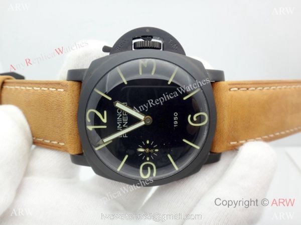 Panerai Luminor Replica Wathes Black Case 47mm 3
