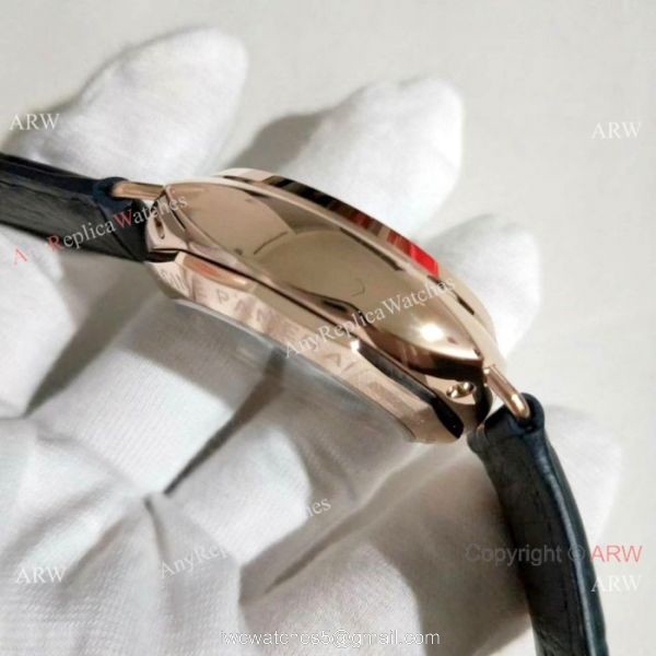 Rose Gold Panerai Radiomir GMT Rose Gold Blue Dial Watch PAM598 3