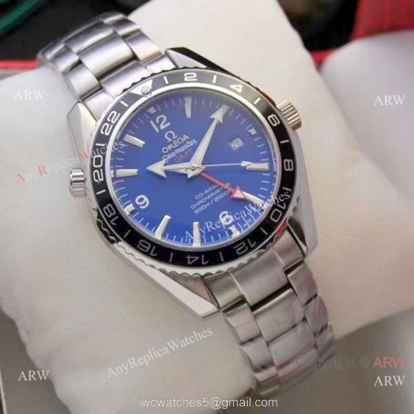 Copy Omega Seamaster Planet Ocean GMT 45mm Watches Orange Bezel 3