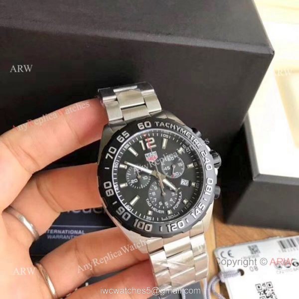 Swiss Grade TAG Heuer Formula 1 Watch Stainless Steel Black Bezel 3
