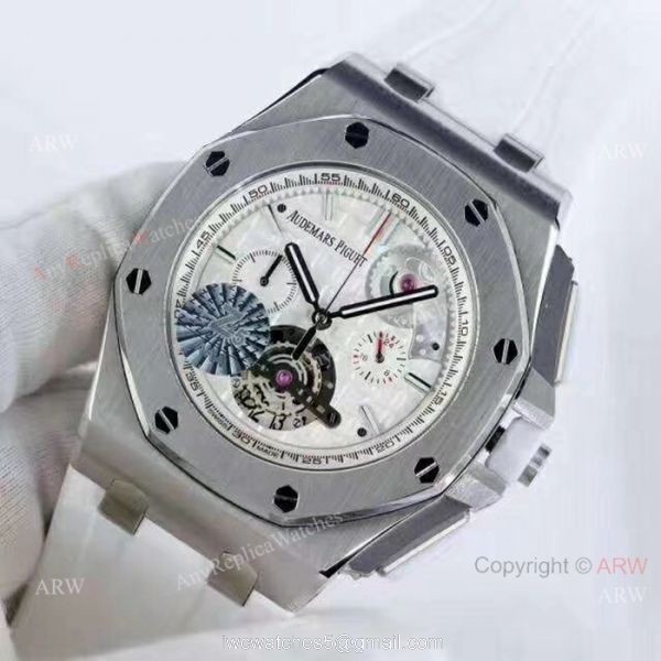 NEW Replica Audemars Piguet Royal Oak Offshore Watches SS Yellow Dial 3