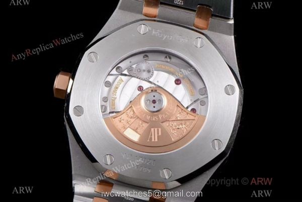 JF Replica Audemars Piguet Royal Oak 3120 Movement Watch Two Tone Rose Gold 3