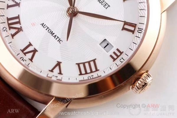 Swiss Grade Audemars Piguet Jules Audemars 3120 Watches Rose Gold Roman Dial 3