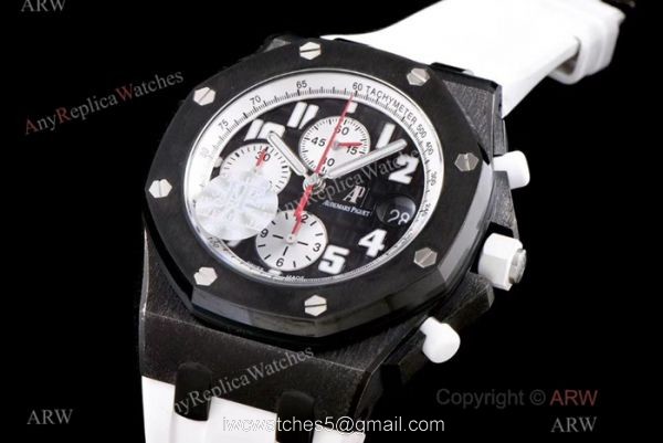 Swiss Replica Audemars Piguet Marcus Edition JF 7750 Watch 42mm Black Case 3