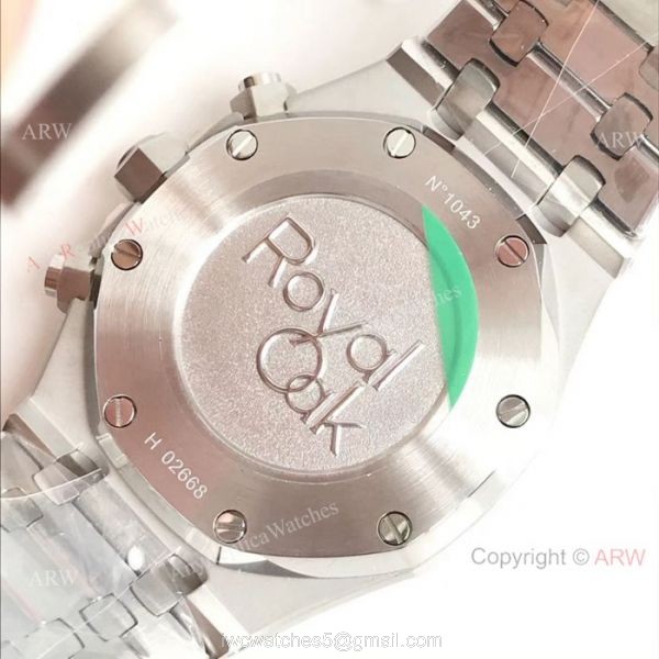 Swiss 7750 Royal Oak Audemars Piguet Replica Watch Stainless Steel Black Dial 3