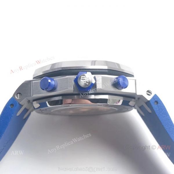 2019 Replica Audemars Piguet Royal Oak Offshore Swiss Cal.3126 Blue version Watch 3