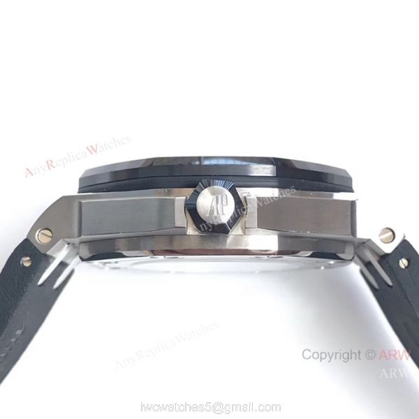 JF Swiss Replica Audemars Piguet Divers SS Black Bezel Watch 3120 Movement 3