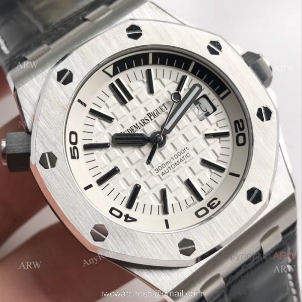 BF Replica Audemars Piguet Divers Swiss 3120 Watches Stainless Steel White Face 3